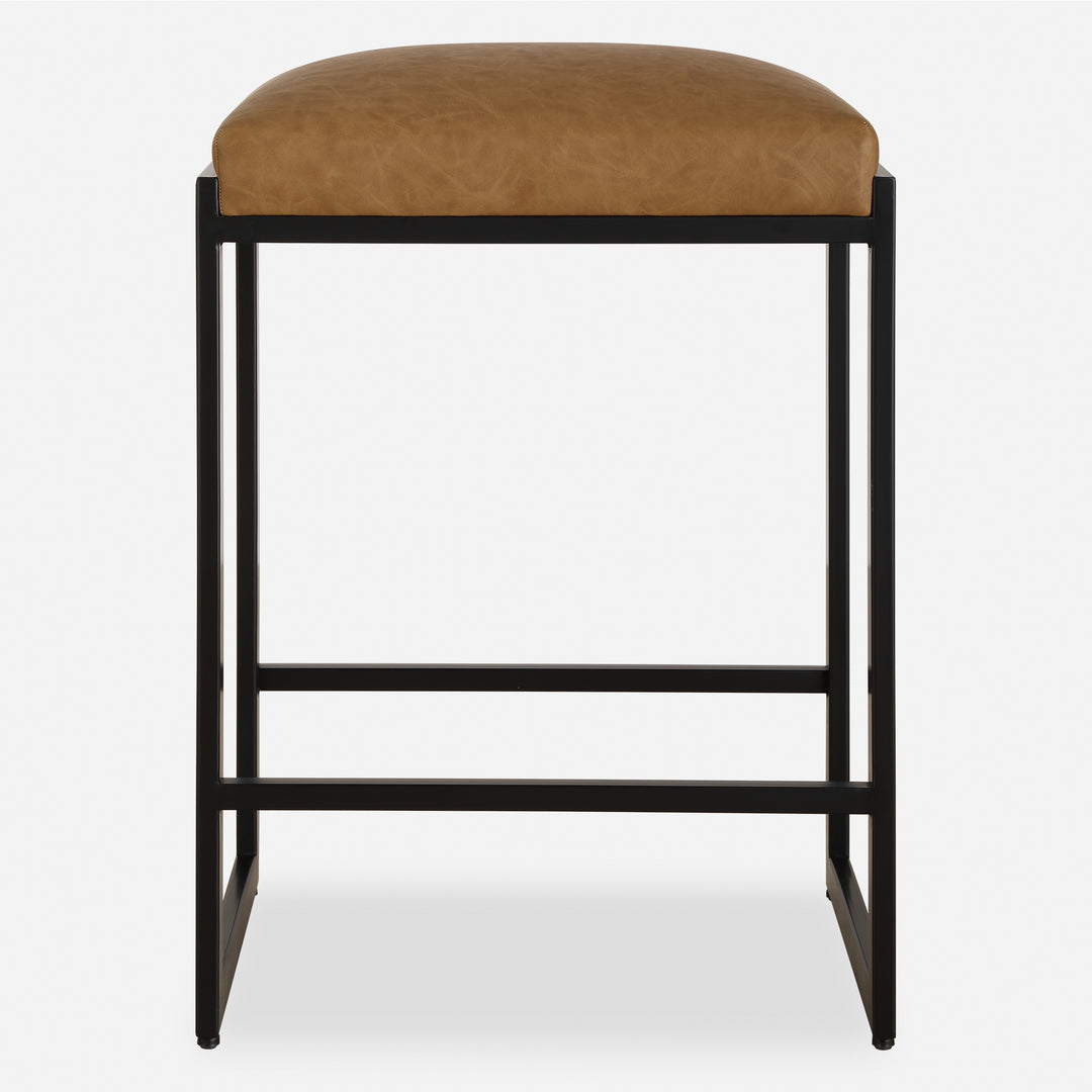 American Home Furniture | Uttermost - Atticus Black Counter Stool