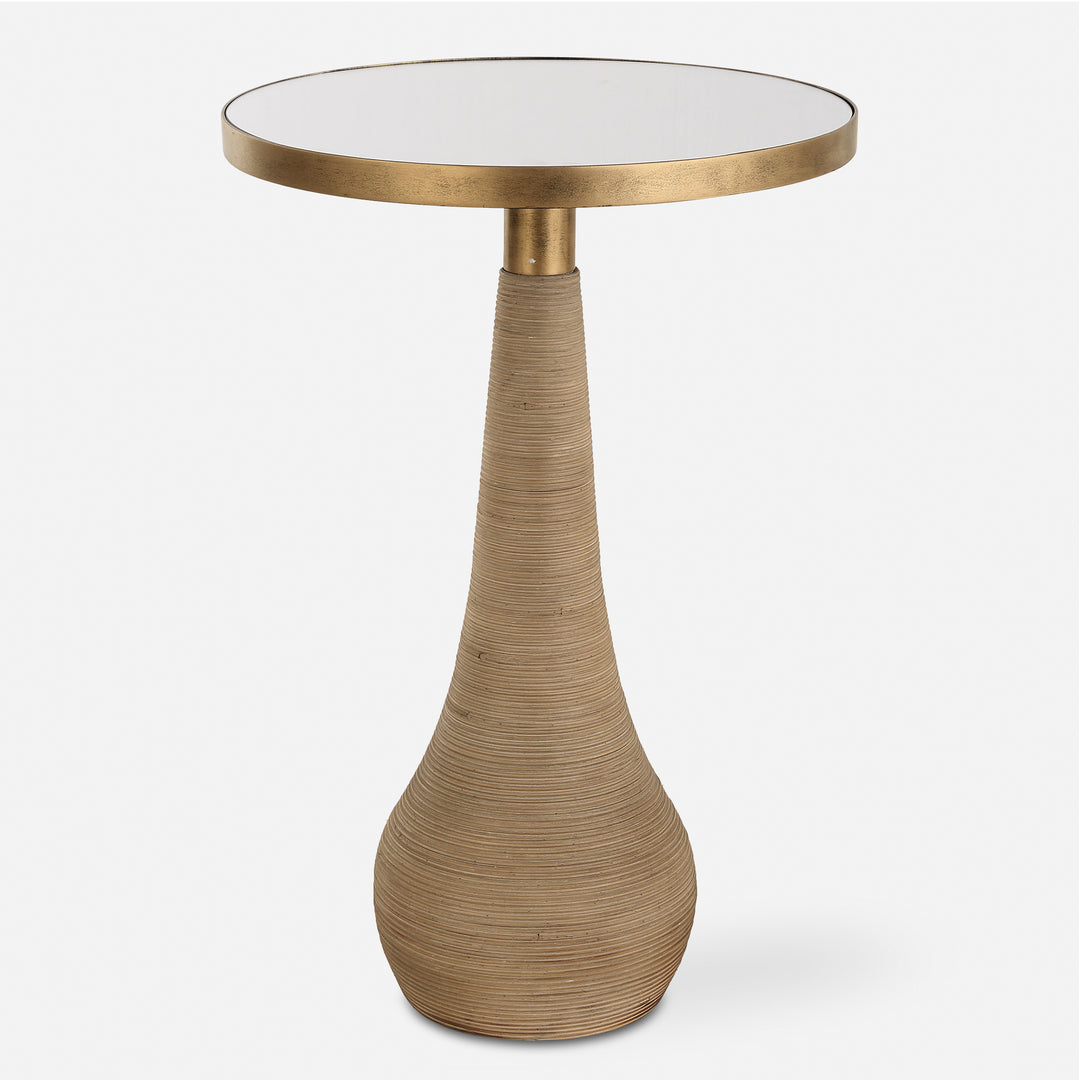 American Home Furniture | Uttermost - Terra Brass Accent Table