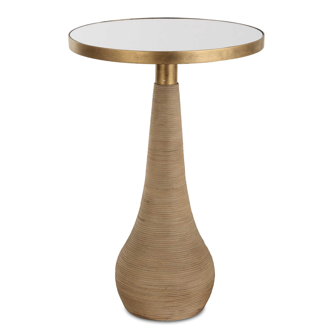 American Home Furniture Uttermost Terra Brass Accent Table