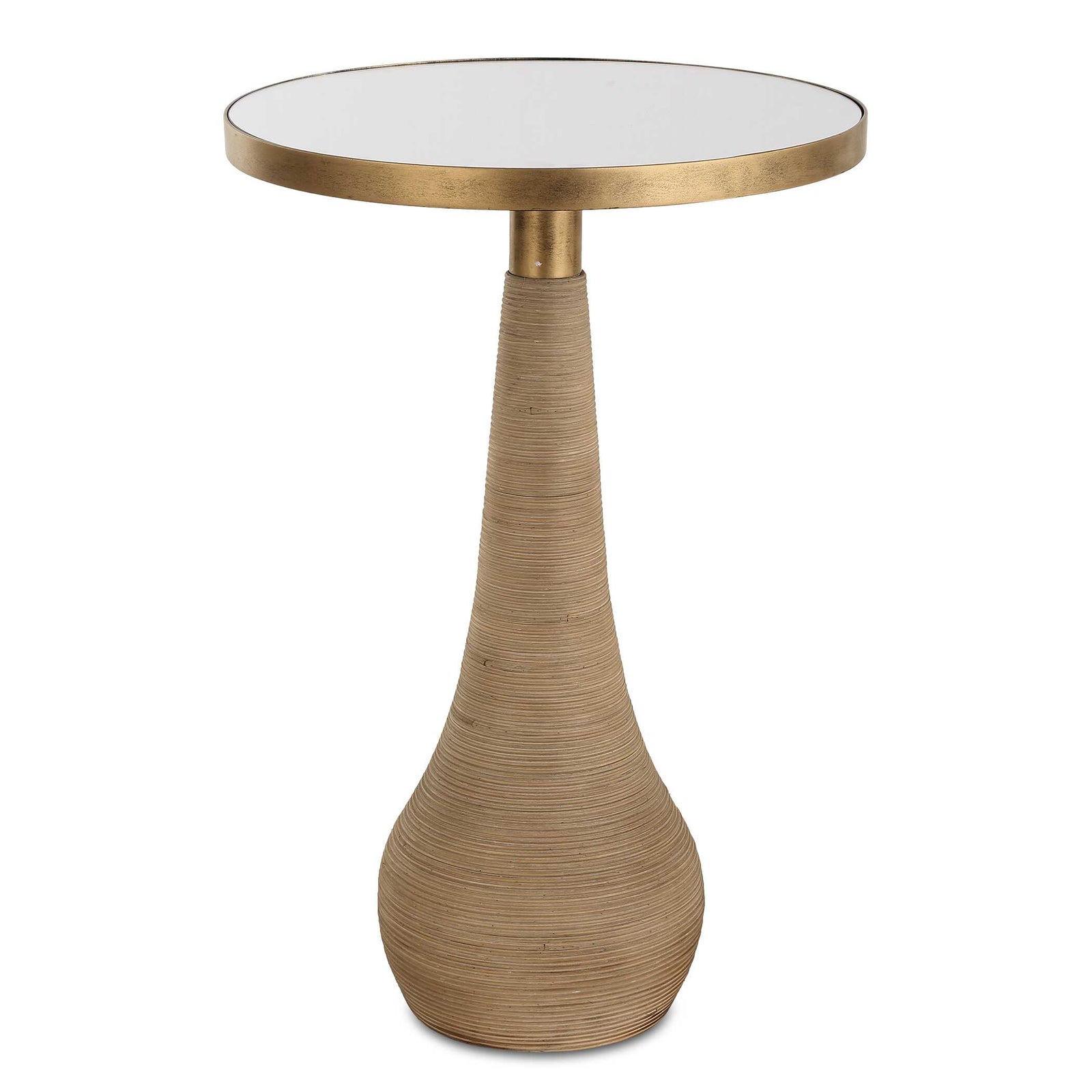 American Home Furniture Uttermost Terra Brass Accent Table