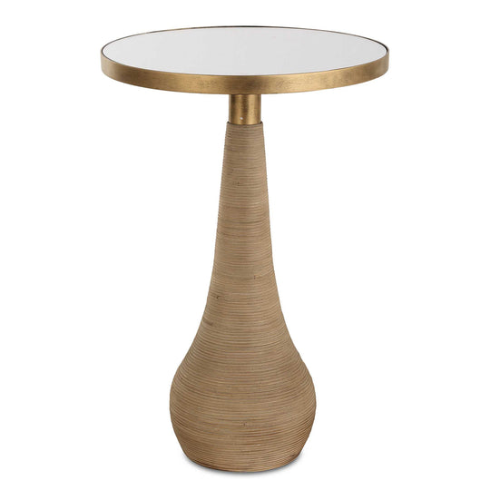 American Home Furniture Uttermost Terra Brass Accent Table