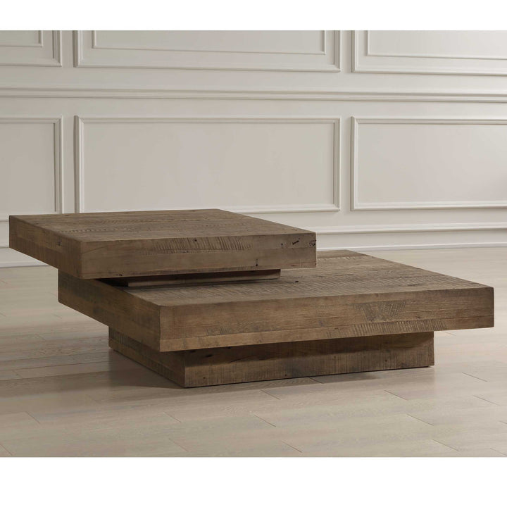 American Home Furniture Uttermost Rustic Planes Modern Coffee Table