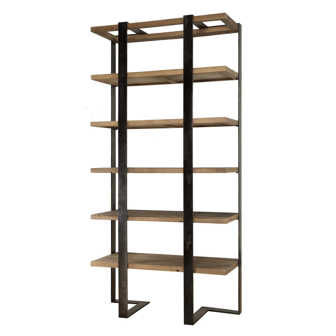 American Home Furniture Uttermost Felix Reclaimed Oak Etagere