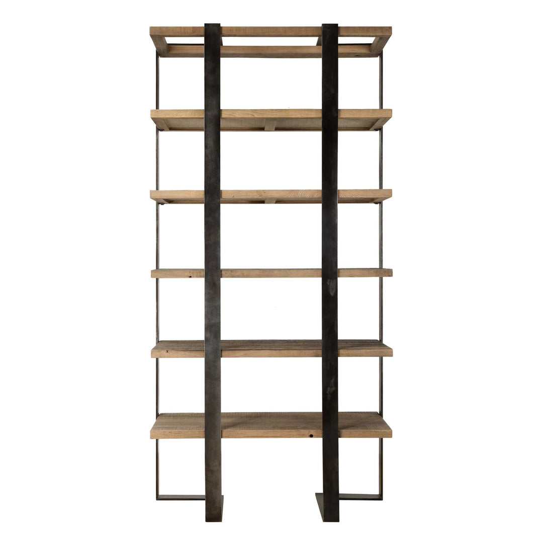 American Home Furniture Uttermost Felix Reclaimed Oak Etagere