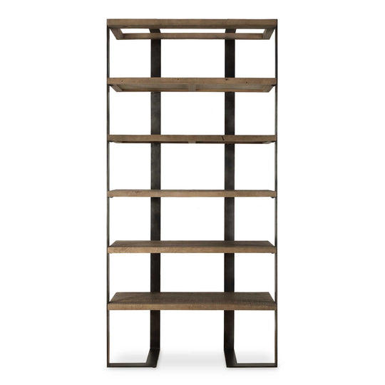 American Home Furniture Uttermost Felix Reclaimed Oak Etagere