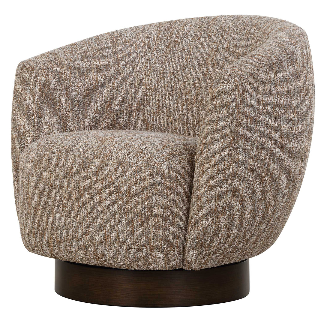 American Home Furniture Uttermost Dunes Fabric Swivel Chair