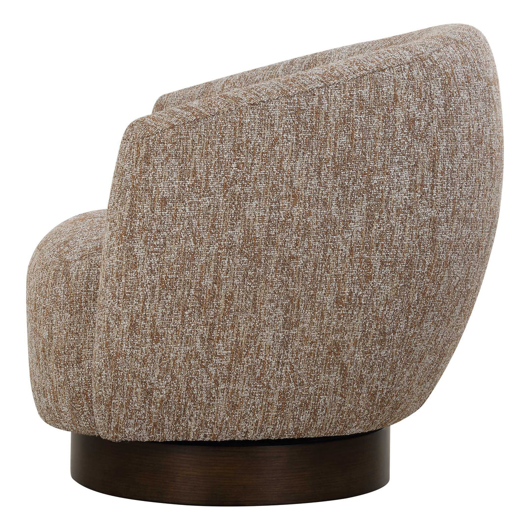 American Home Furniture Uttermost Dunes Fabric Swivel Chair