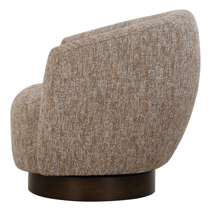American Home Furniture Uttermost Dunes Fabric Swivel Chair