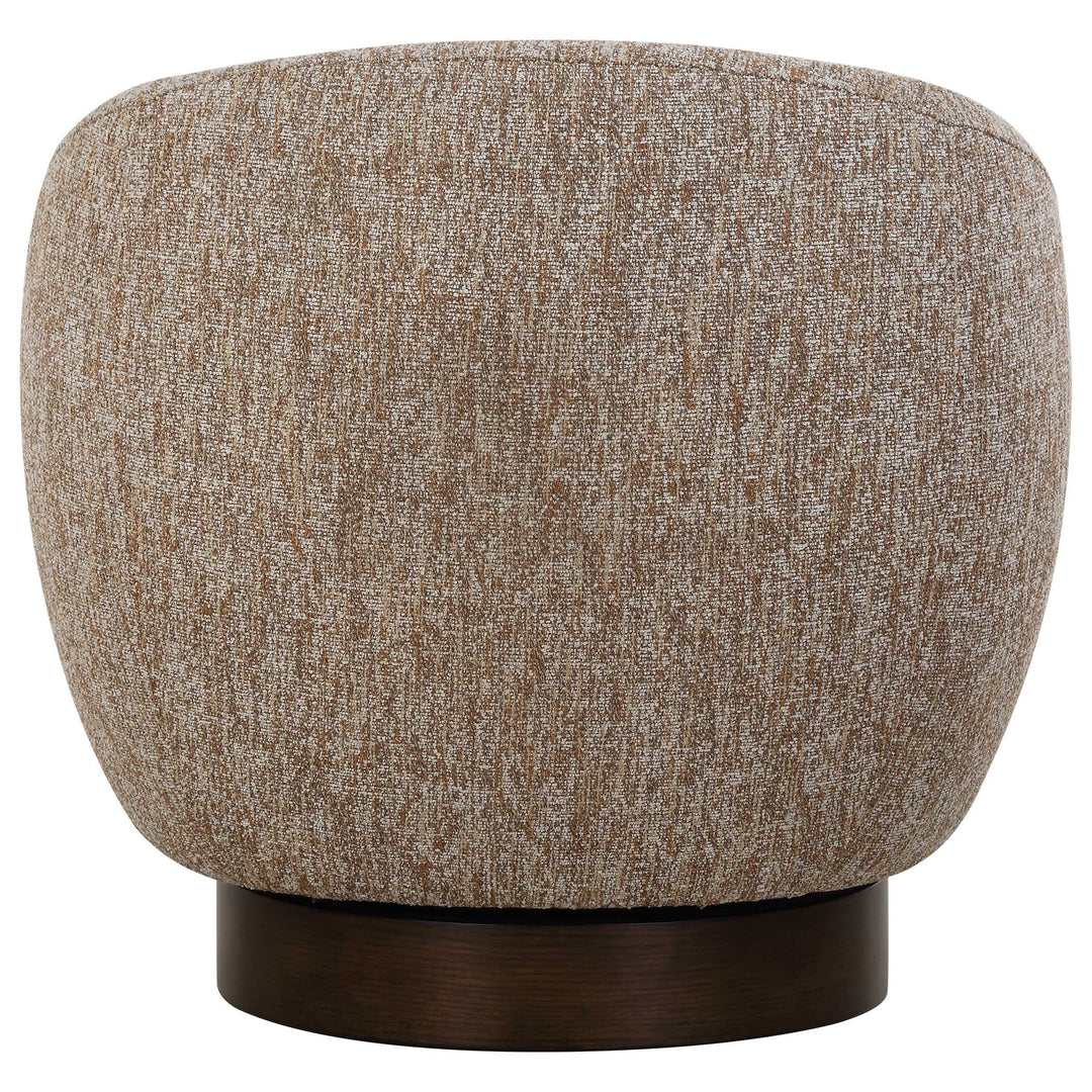 American Home Furniture Uttermost Dunes Fabric Swivel Chair