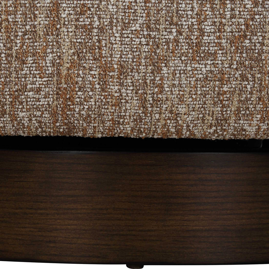American Home Furniture Uttermost Dunes Fabric Swivel Chair