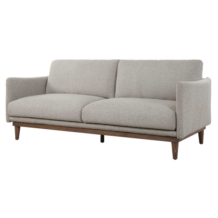 American Home Furniture Uttermost Freefall Gray Ceruse Sofa