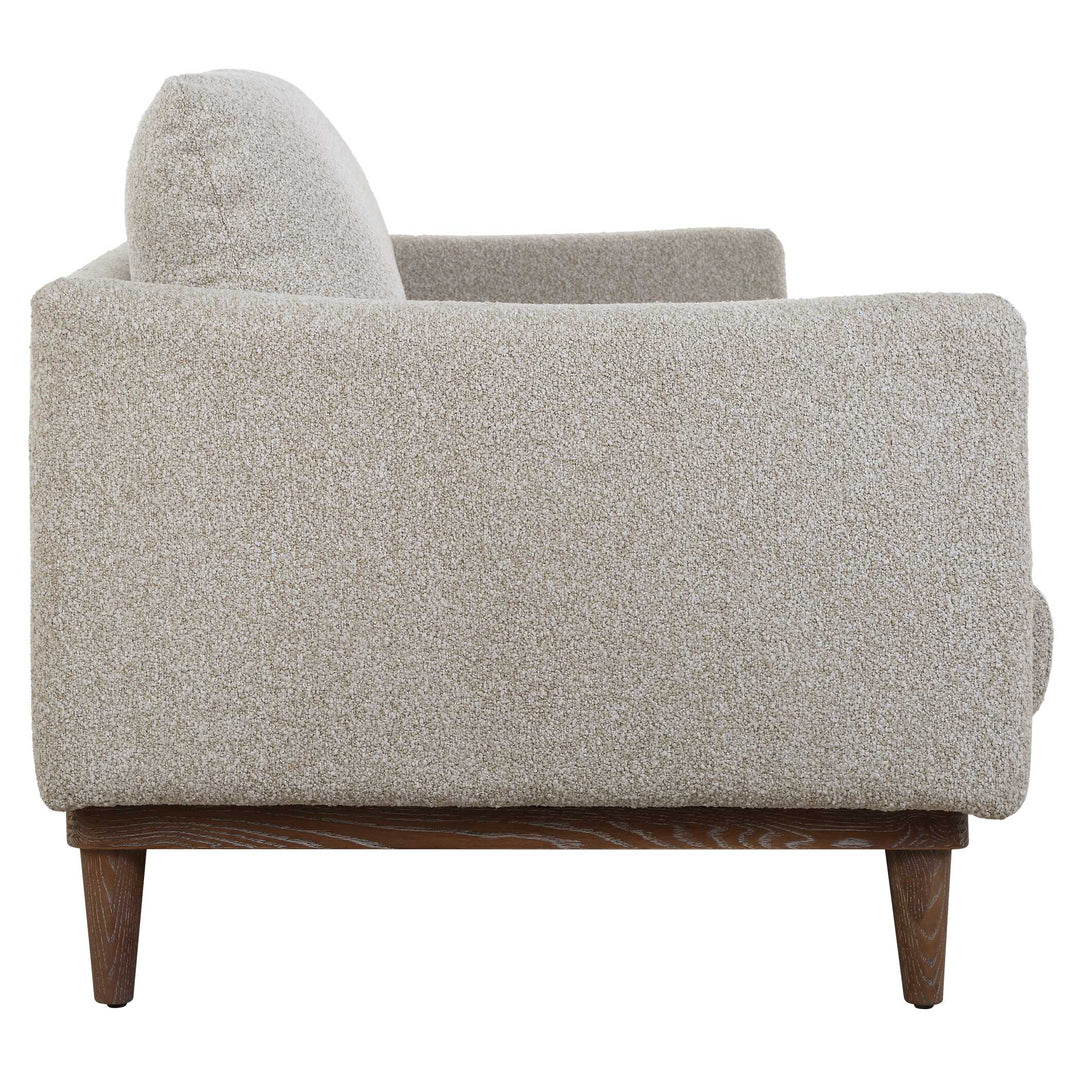American Home Furniture Uttermost Freefall Gray Ceruse Sofa