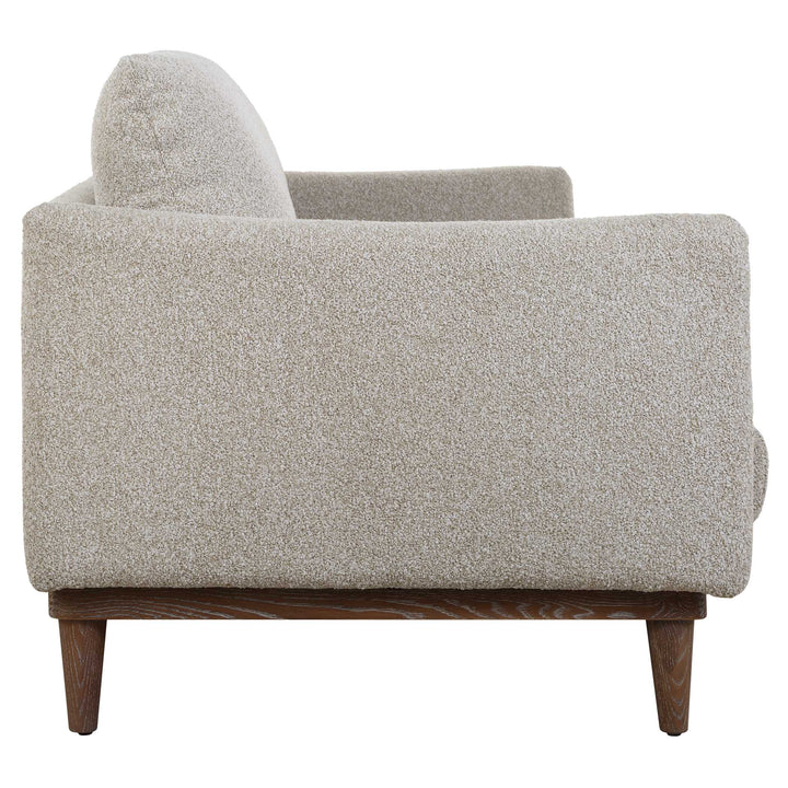 American Home Furniture Uttermost Freefall Gray Ceruse Sofa