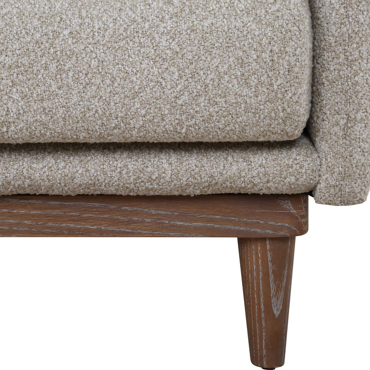 American Home Furniture Uttermost Freefall Gray Ceruse Sofa