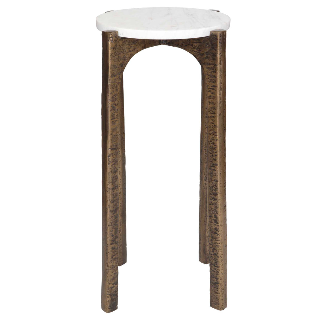 American Home Furniture Uttermost Vivi Marble Drink Table