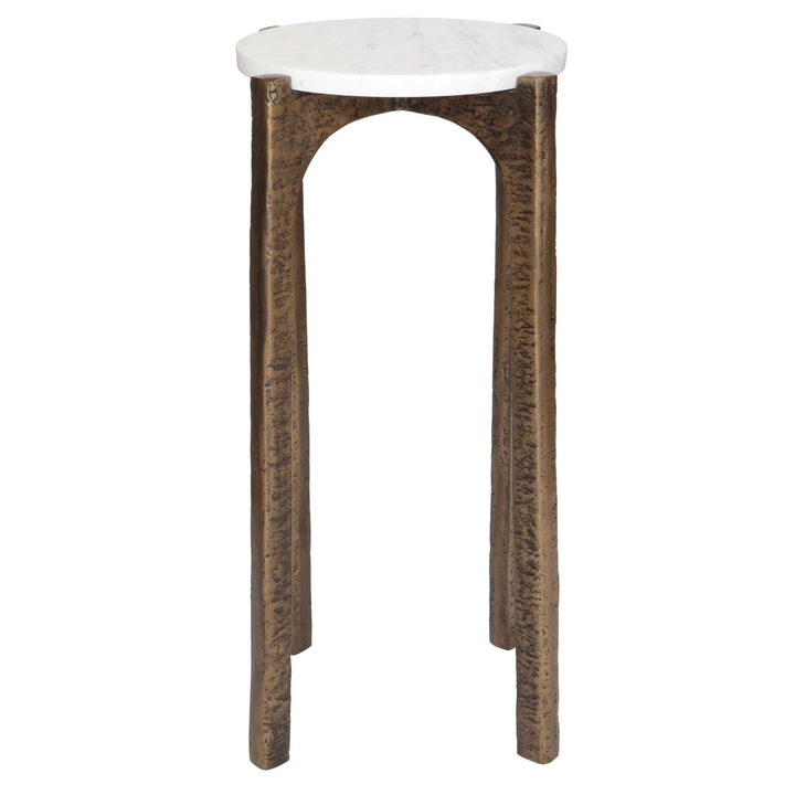 American Home Furniture Uttermost Vivi Marble Drink Table