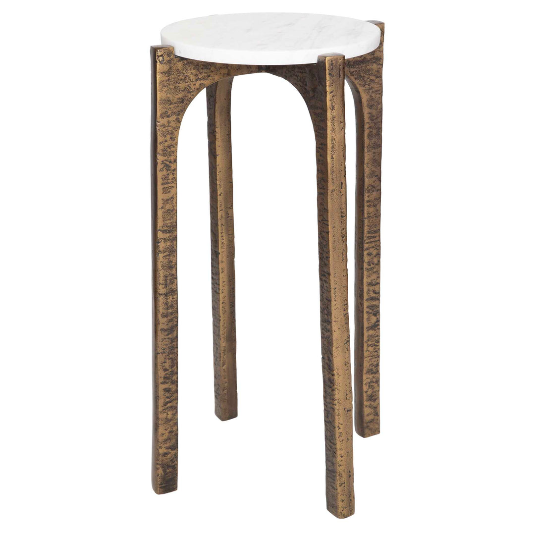 American Home Furniture Uttermost Vivi Marble Drink Table