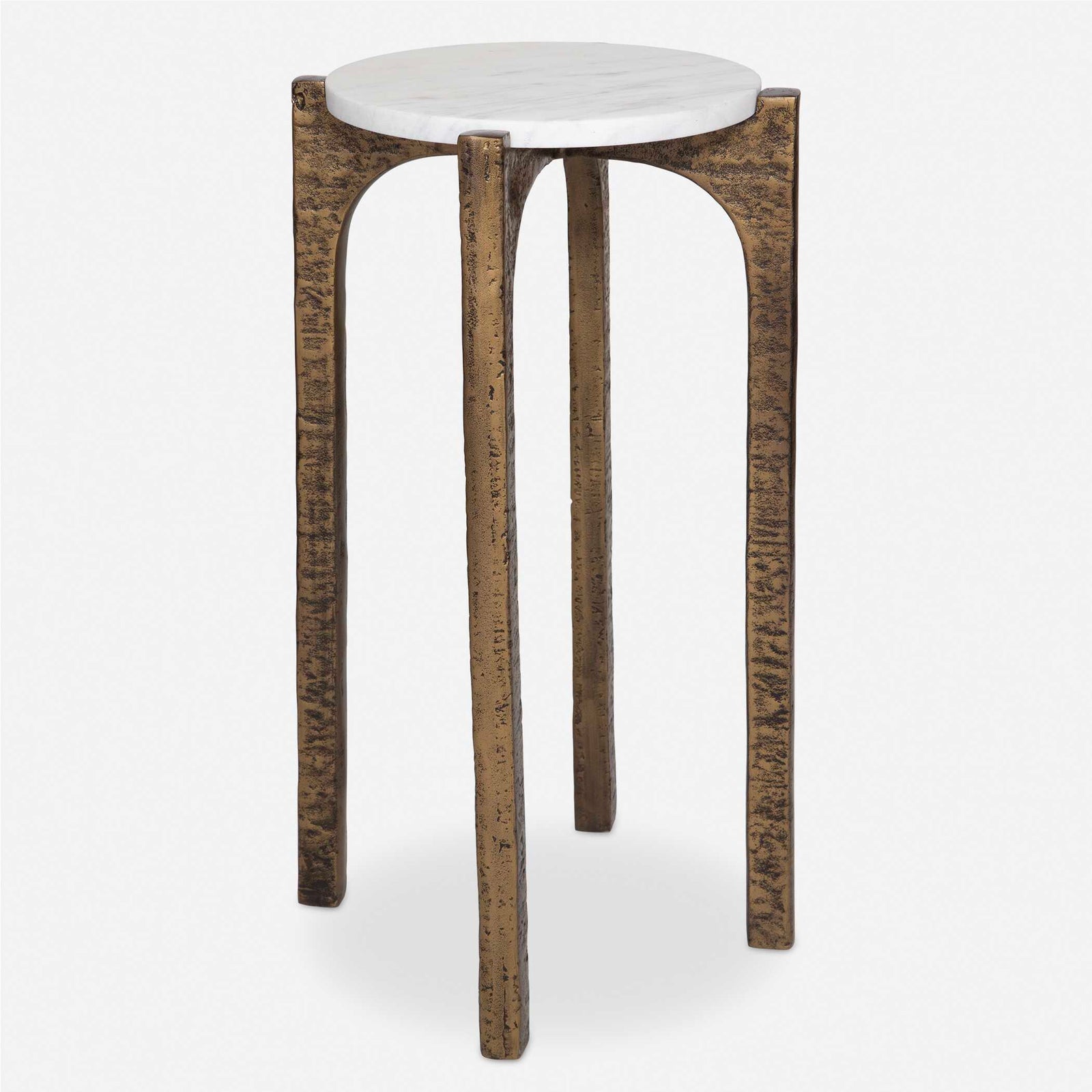 American Home Furniture Uttermost Vivi Marble Drink Table