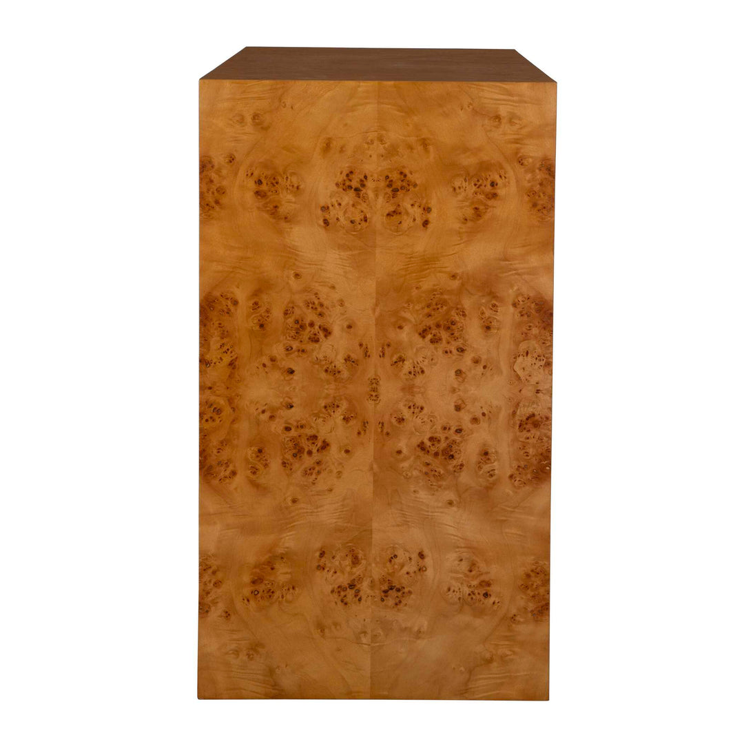 American Home Furniture Uttermost Indus 2 Drawer Burl Chest