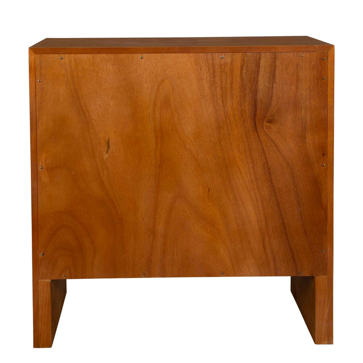 American Home Furniture Uttermost Indus 2 Drawer Burl Chest