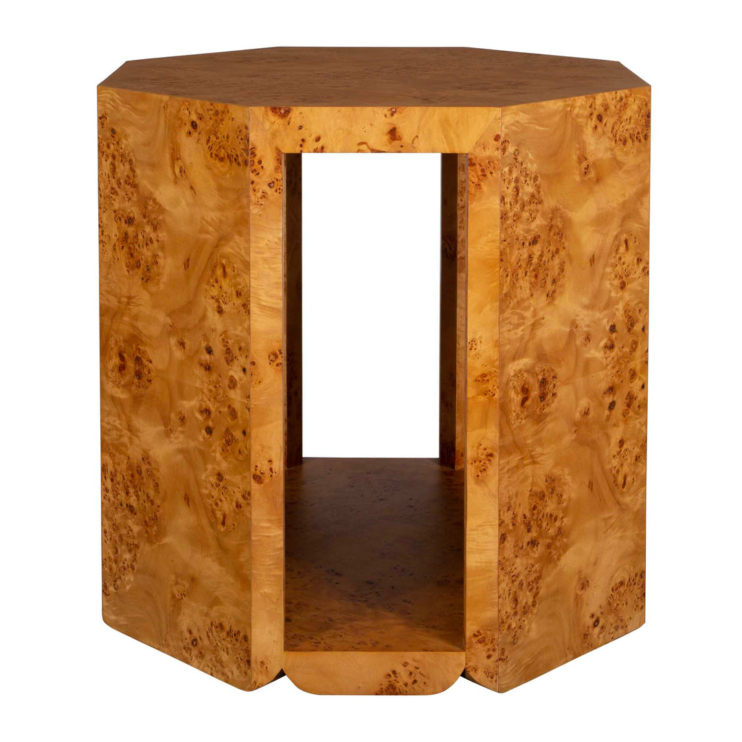 American Home Furniture Uttermost Indus Burl Side Table