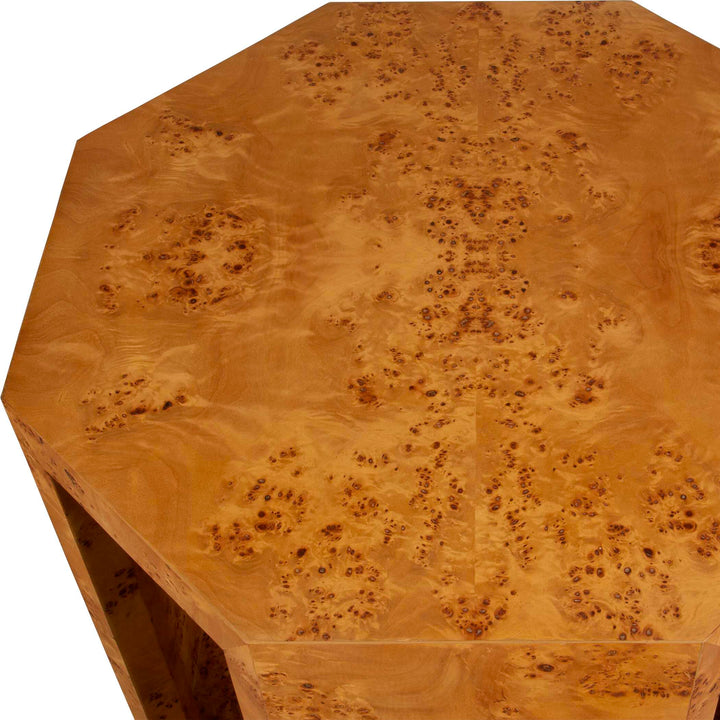 American Home Furniture Uttermost Indus Burl Side Table