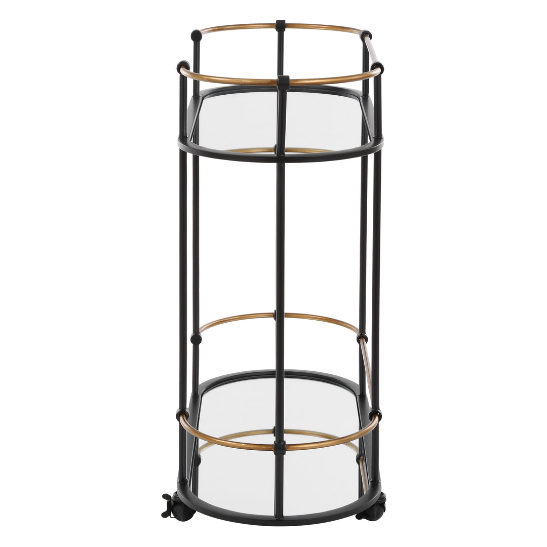 American Home Furniture | Uttermost - Andre Iron Bar Cart