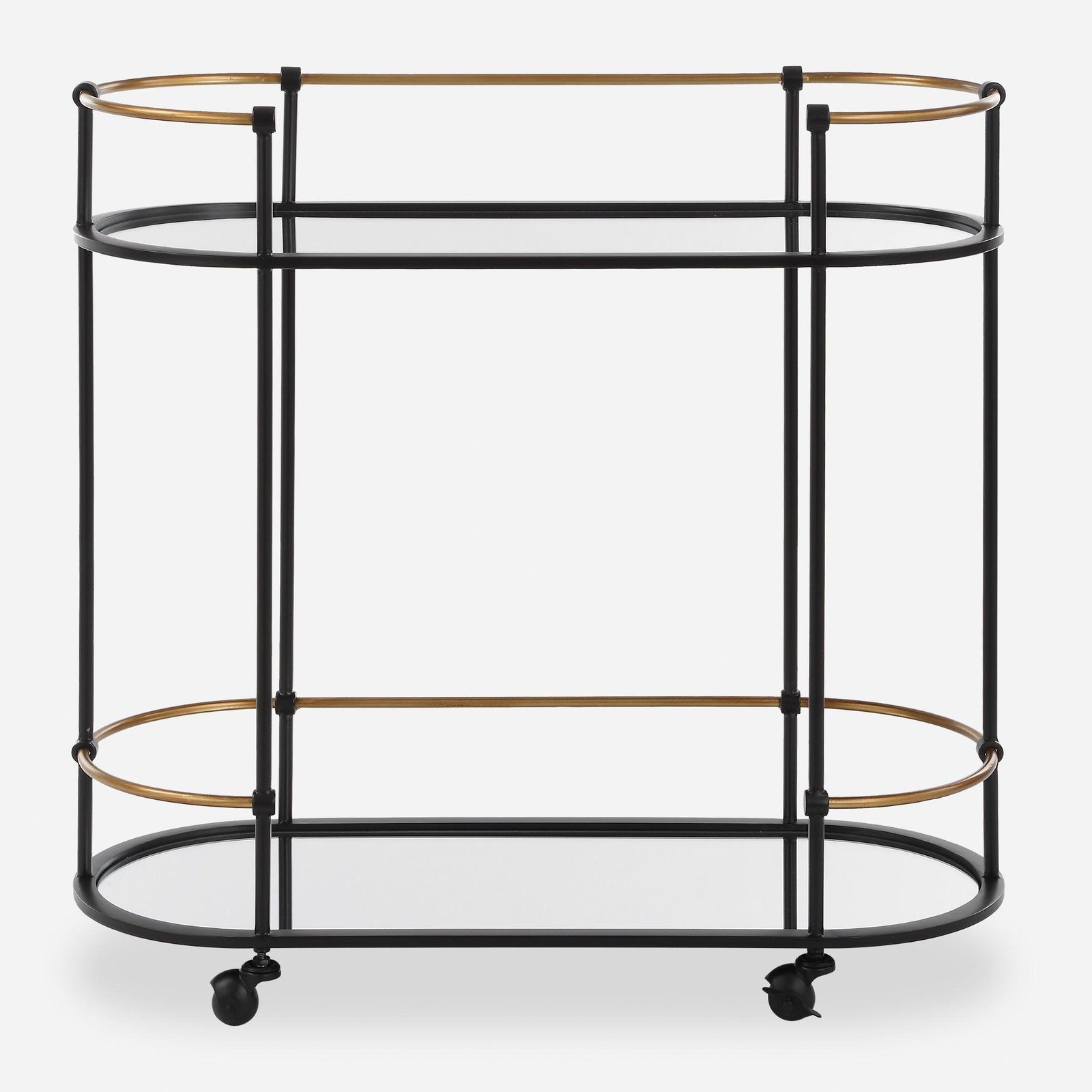 Uttermost Andre Iron Bar Cart BAR + BAR CARTS