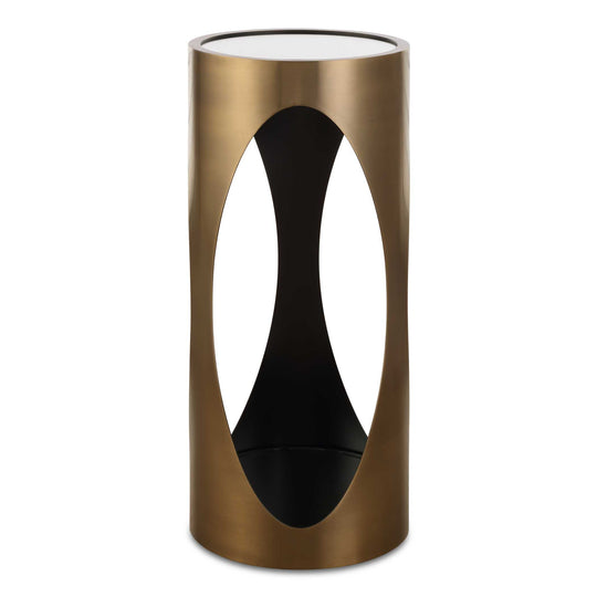 American Home Furniture Uttermost Achilles Brass Drink Table