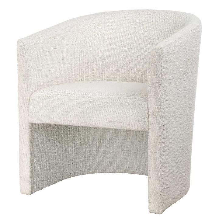 American Home Furniture Uttermost Encompass White Fabric Dining Chair Set of 2