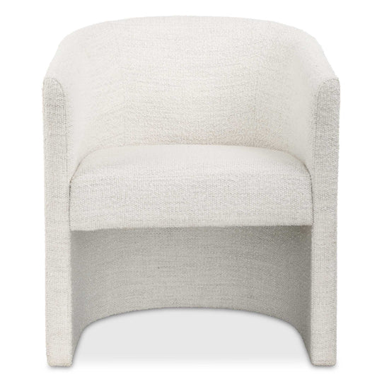 American Home Furniture Uttermost Encompass White Fabric Dining Chair Set of 2