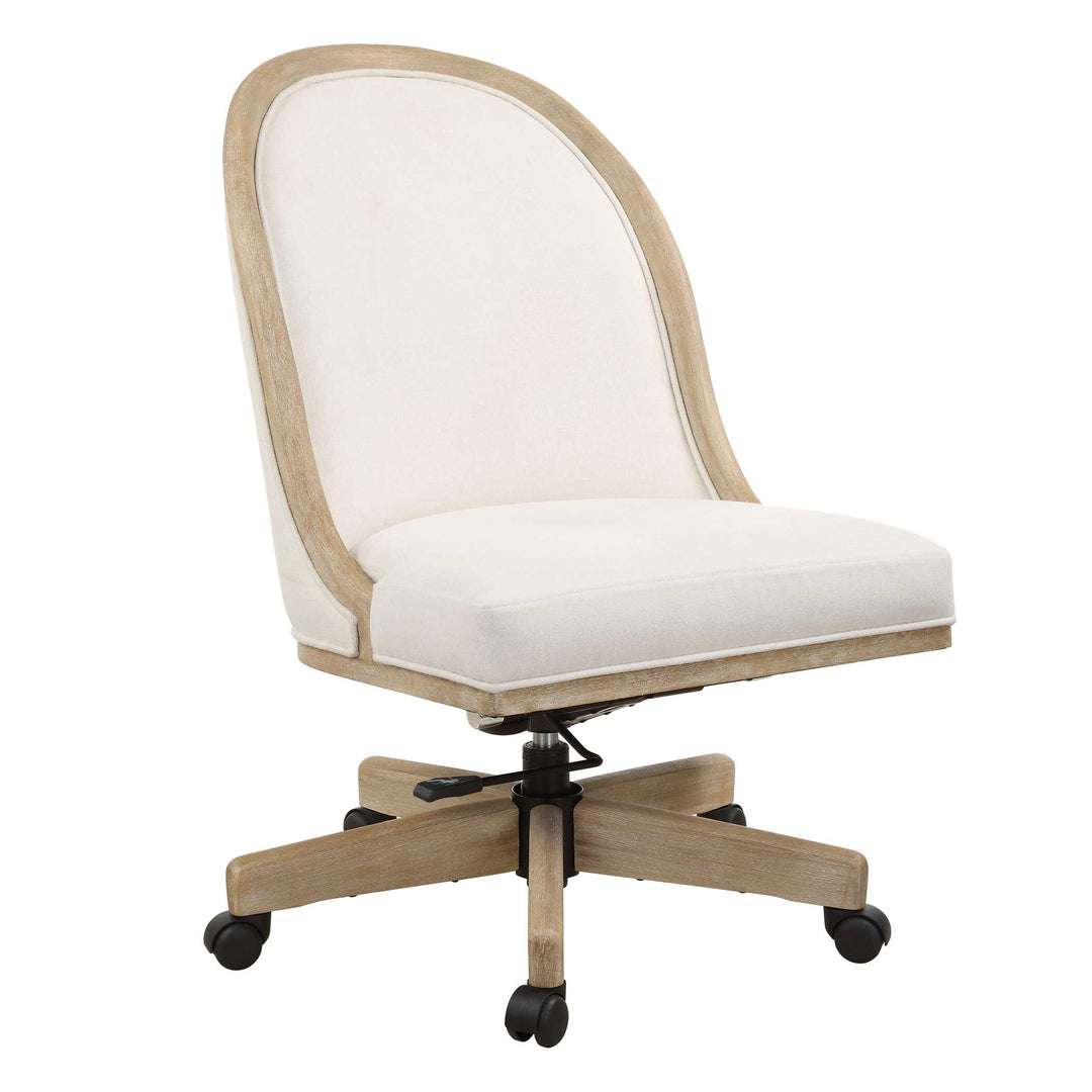 American Home Furniture Uttermost Lithe Light Oak Desk Chair