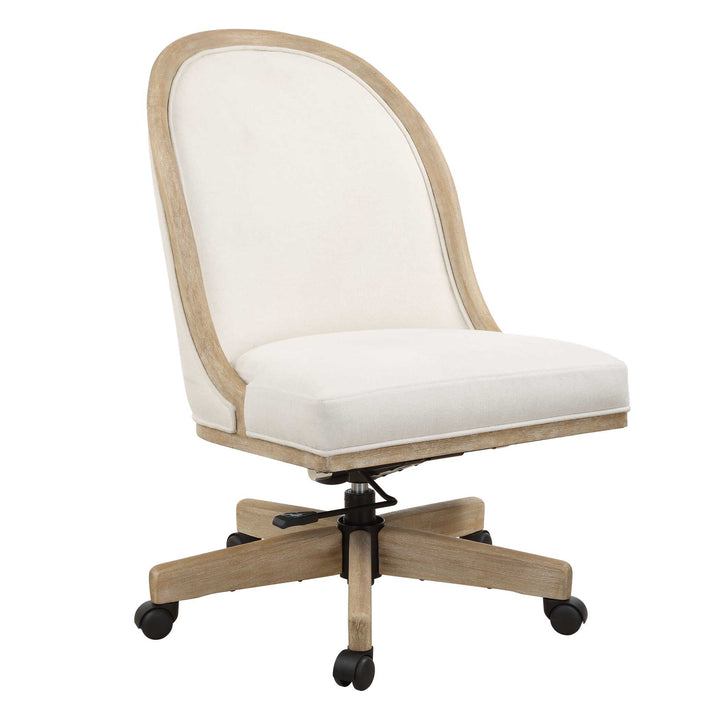American Home Furniture Uttermost Lithe Light Oak Desk Chair