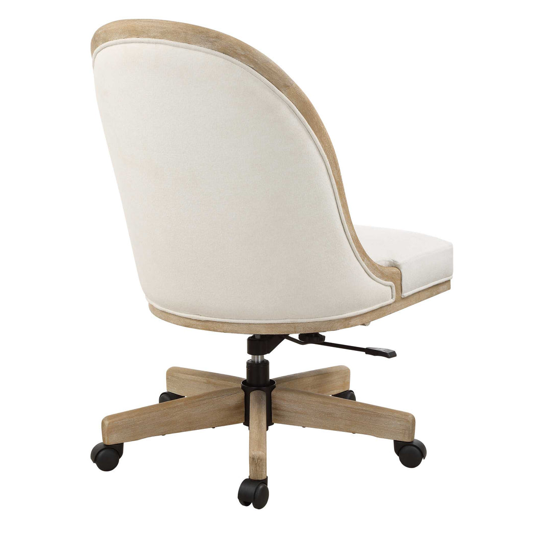 American Home Furniture Uttermost Lithe Light Oak Desk Chair