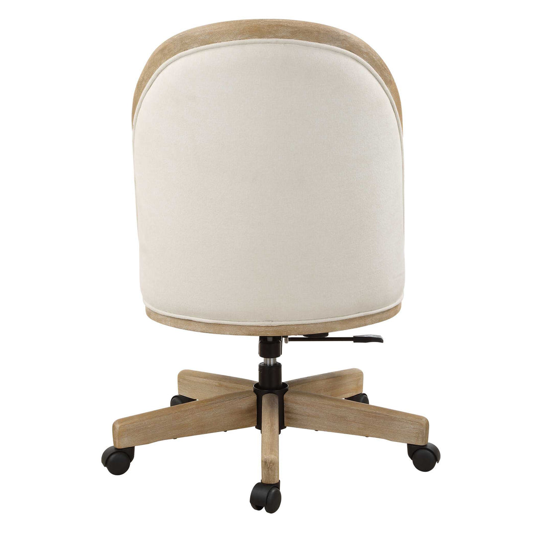 American Home Furniture Uttermost Lithe Light Oak Desk Chair
