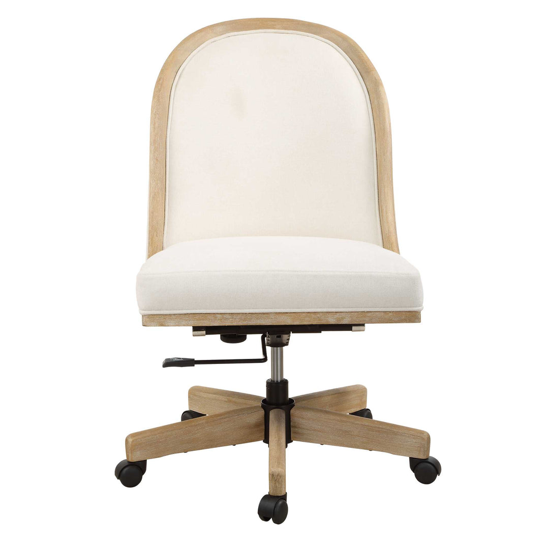 American Home Furniture Uttermost Lithe Light Oak Desk Chair