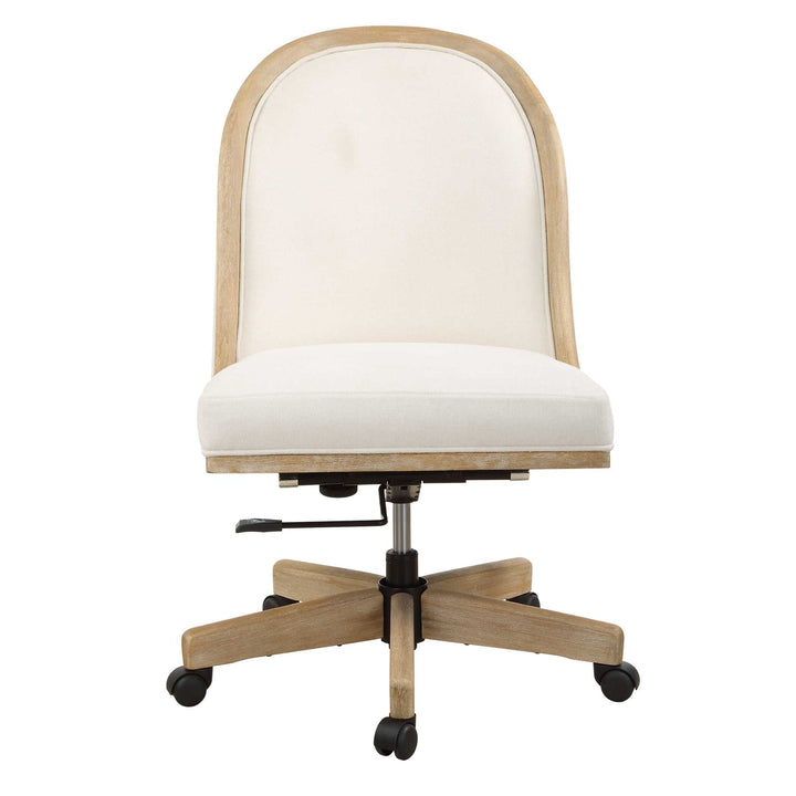 American Home Furniture Uttermost Lithe Light Oak Desk Chair