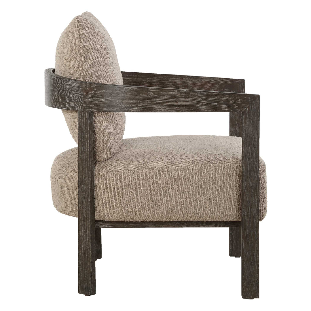 American Home Furniture Uttermost Sienna Sand Fabric Accent Chair