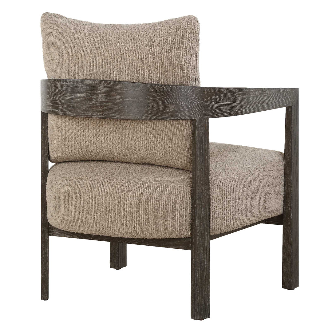 American Home Furniture Uttermost Sienna Sand Fabric Accent Chair