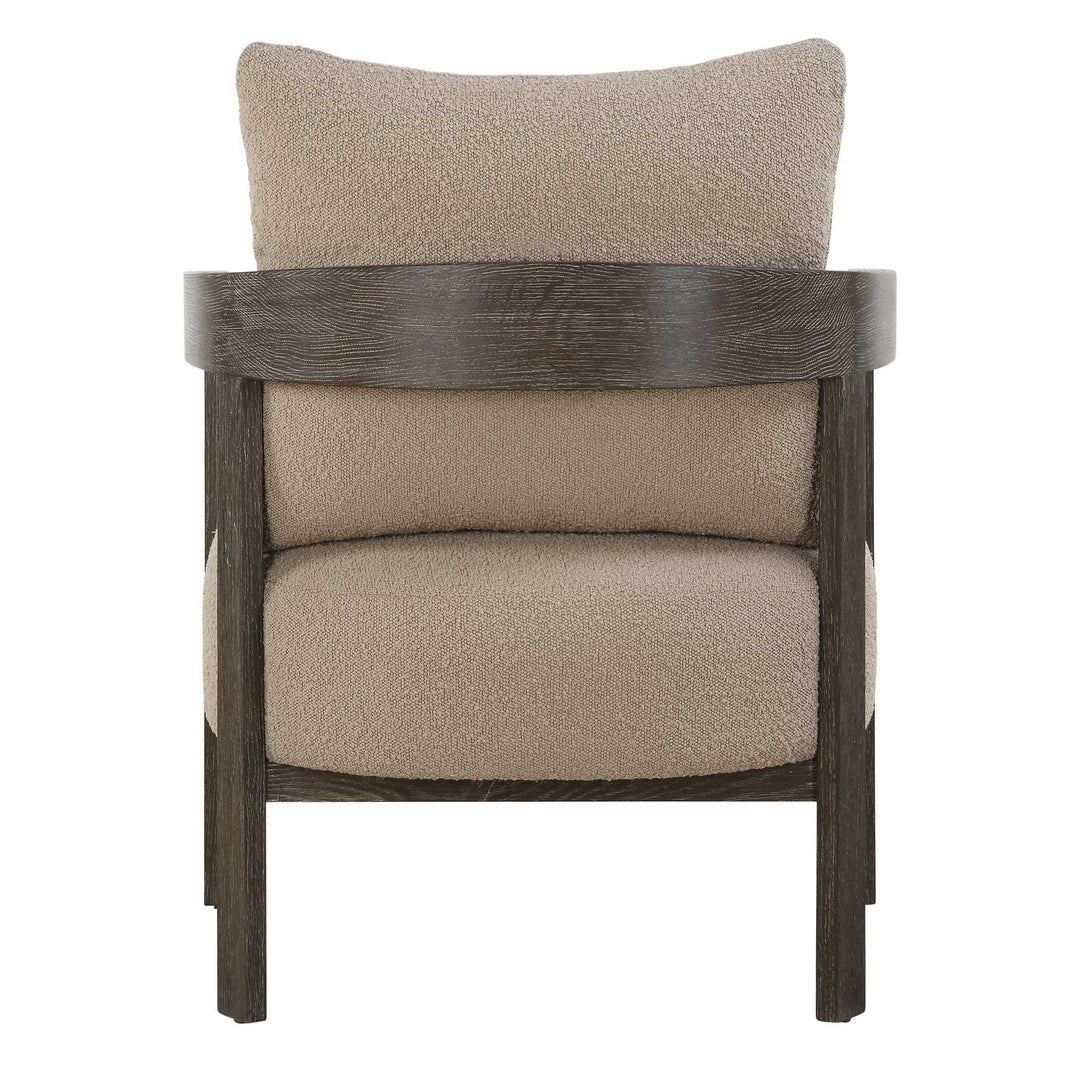 American Home Furniture Uttermost Sienna Sand Fabric Accent Chair