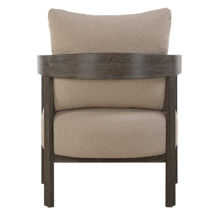 American Home Furniture Uttermost Sienna Sand Fabric Accent Chair