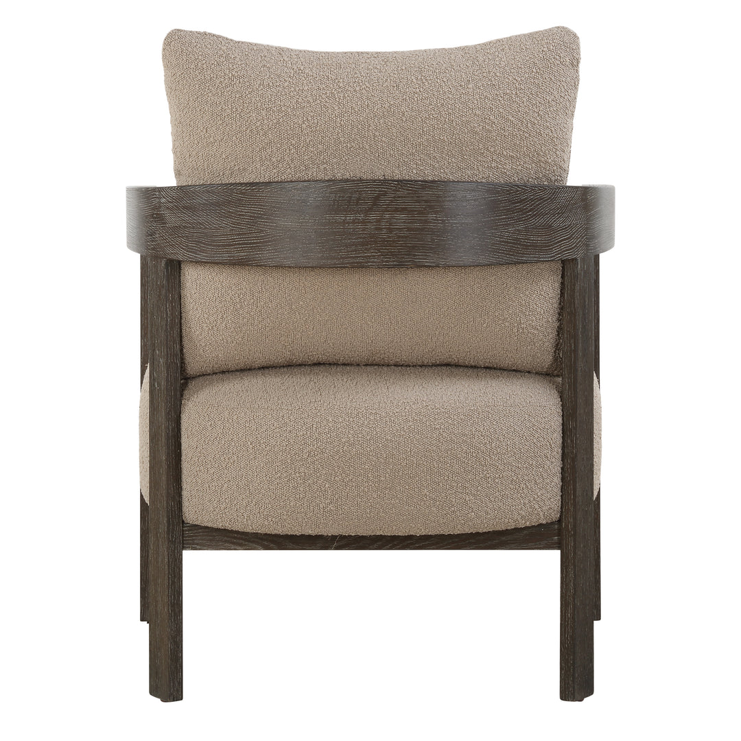 American Home Furniture Uttermost Sienna Sand Fabric Accent Chair