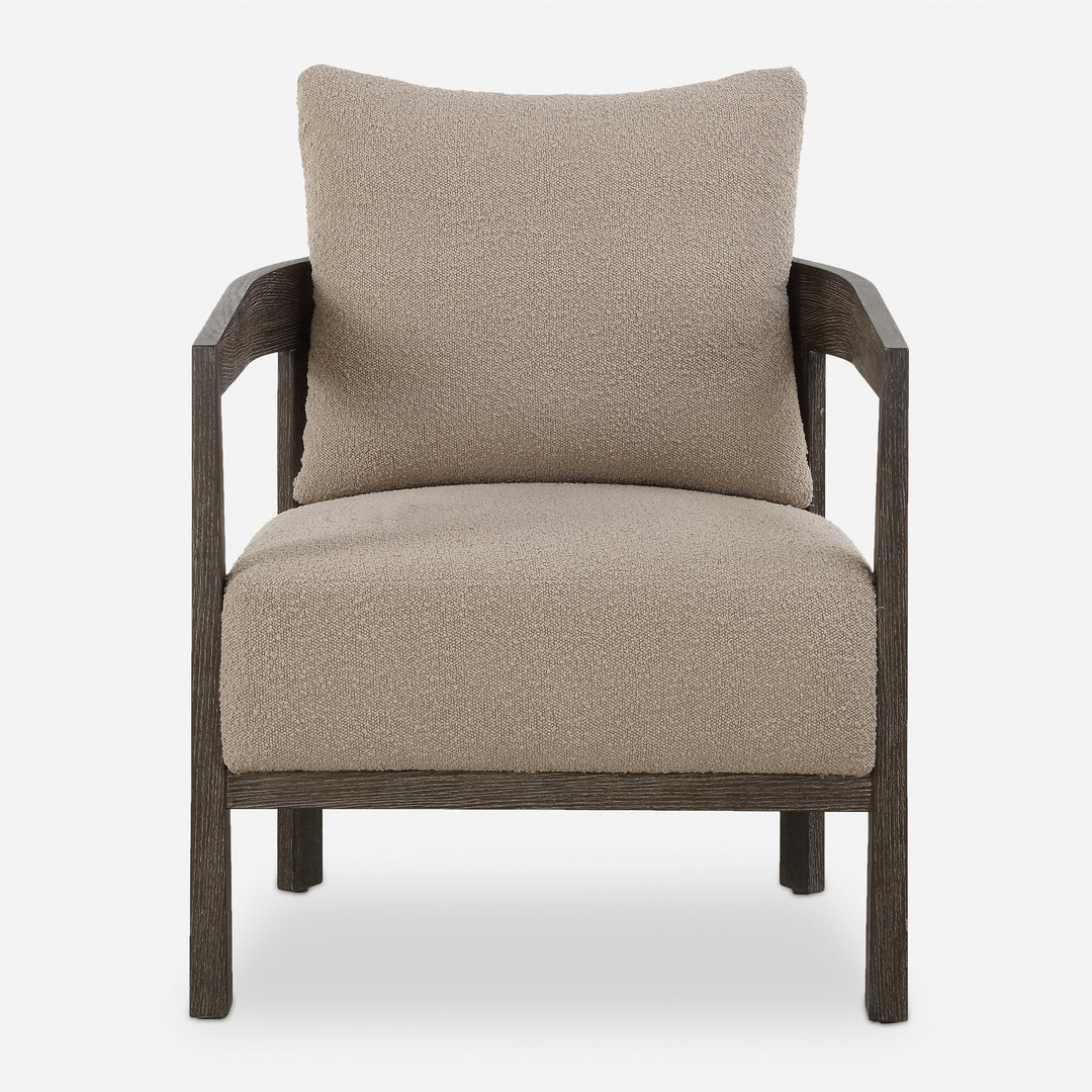 American Home Furniture | Uttermost - Sienna Sand Fabric Accent Chair