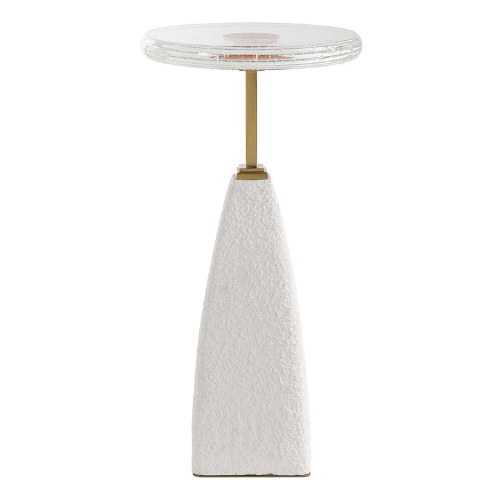 American Home Furniture Uttermost Sora Glass Drink Table