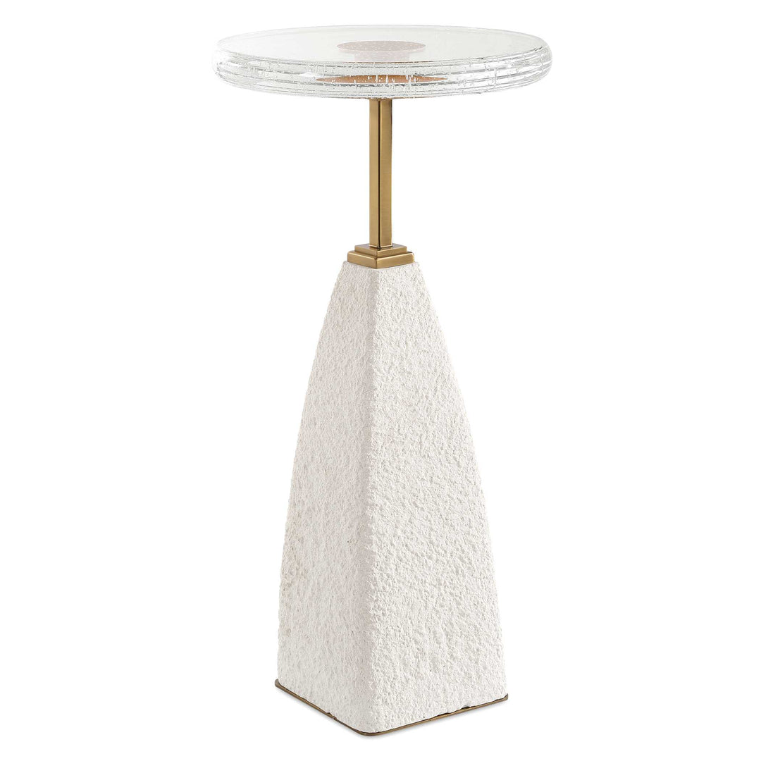 American Home Furniture Uttermost Sora Glass Drink Table