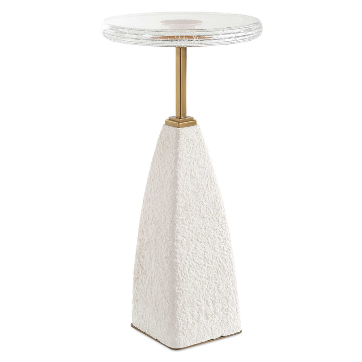 American Home Furniture Uttermost Sora Glass Drink Table