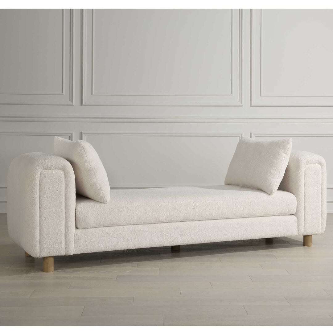 American Home Furniture Uttermost Repose Oversized Ivory Bench