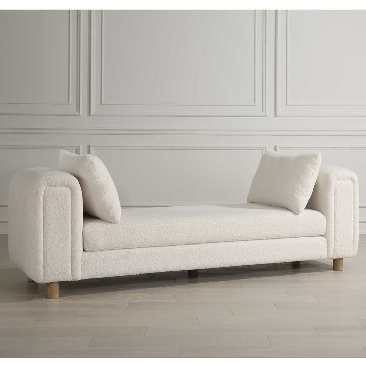American Home Furniture Uttermost Repose Oversized Ivory Bench