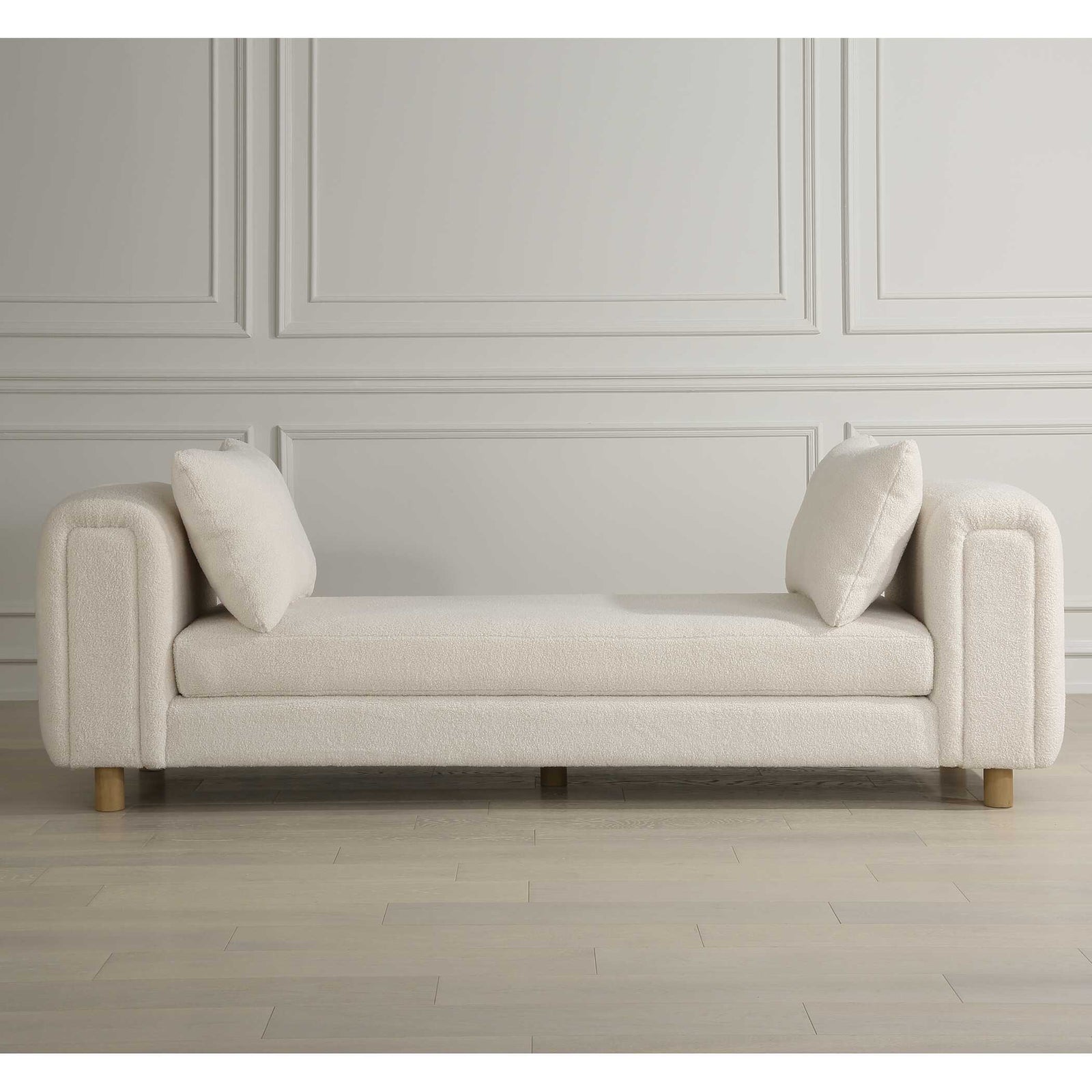 American Home Furniture Uttermost Repose Oversized Ivory Bench