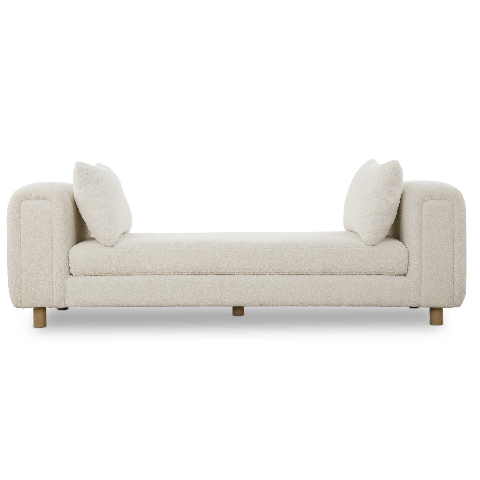 American Home Furniture Uttermost Repose Oversized Ivory Bench